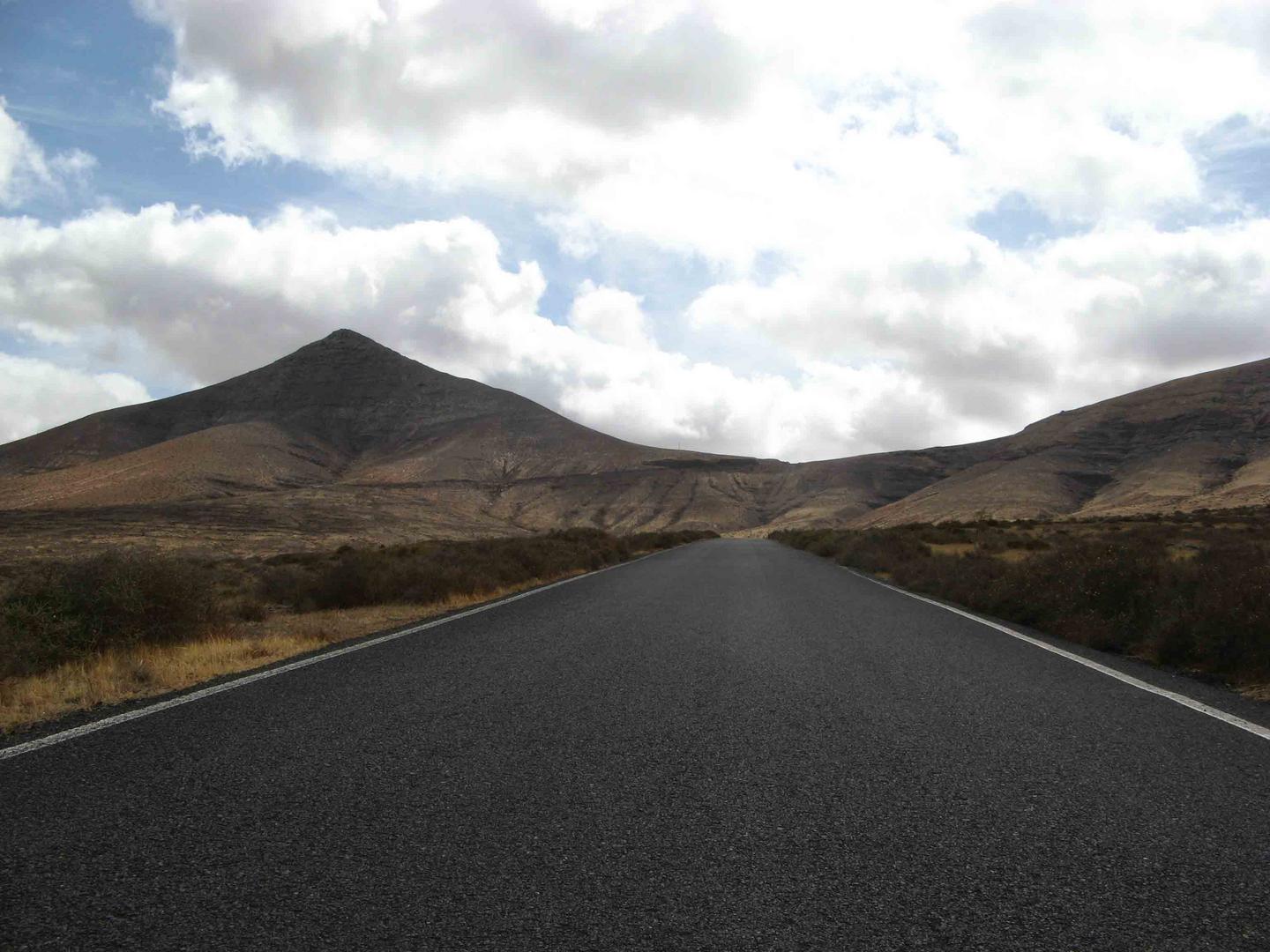 Straße auf Fuerteventura