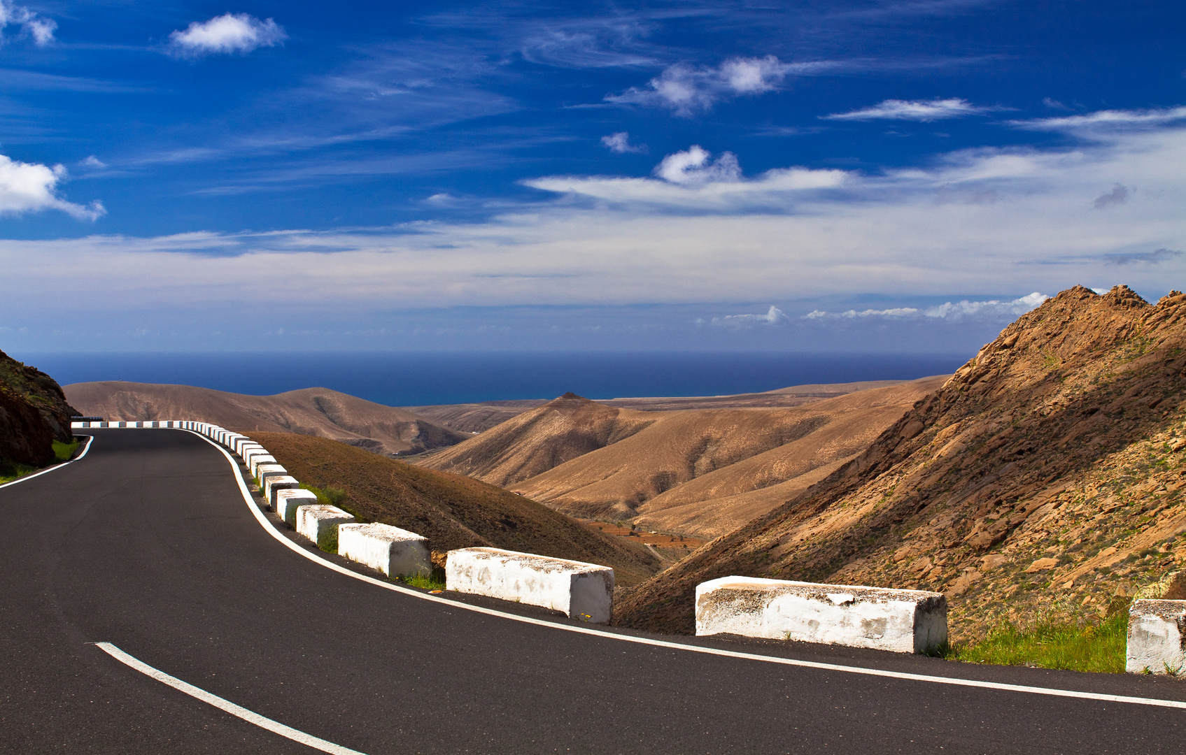 Straße auf Fuerteventura