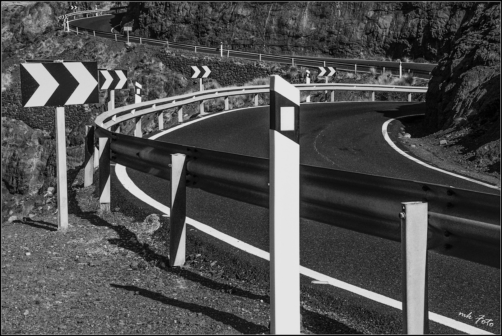 Straße auf Gran Canaria