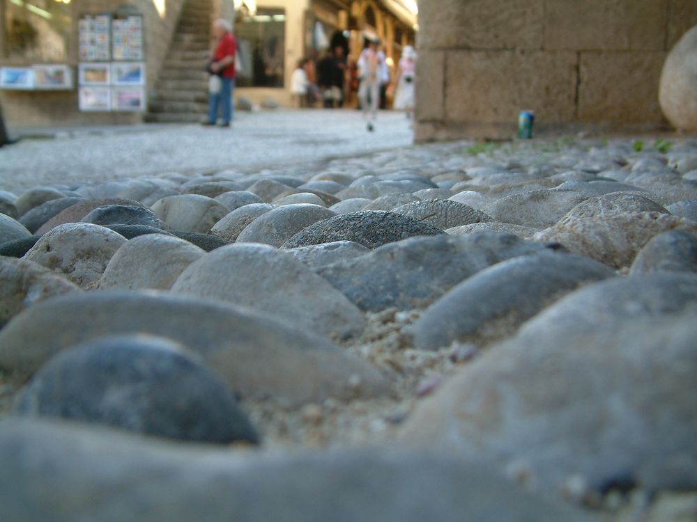 Strasse auf Rhodos