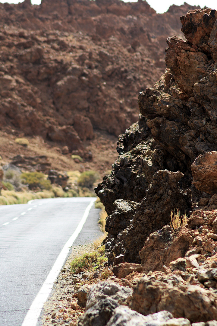 Straße auf Teneriffa