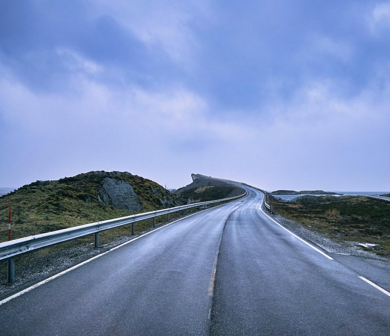 Strasse bei Kristiansund