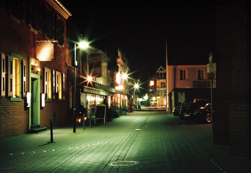 Straße Nachts Straße Nachts