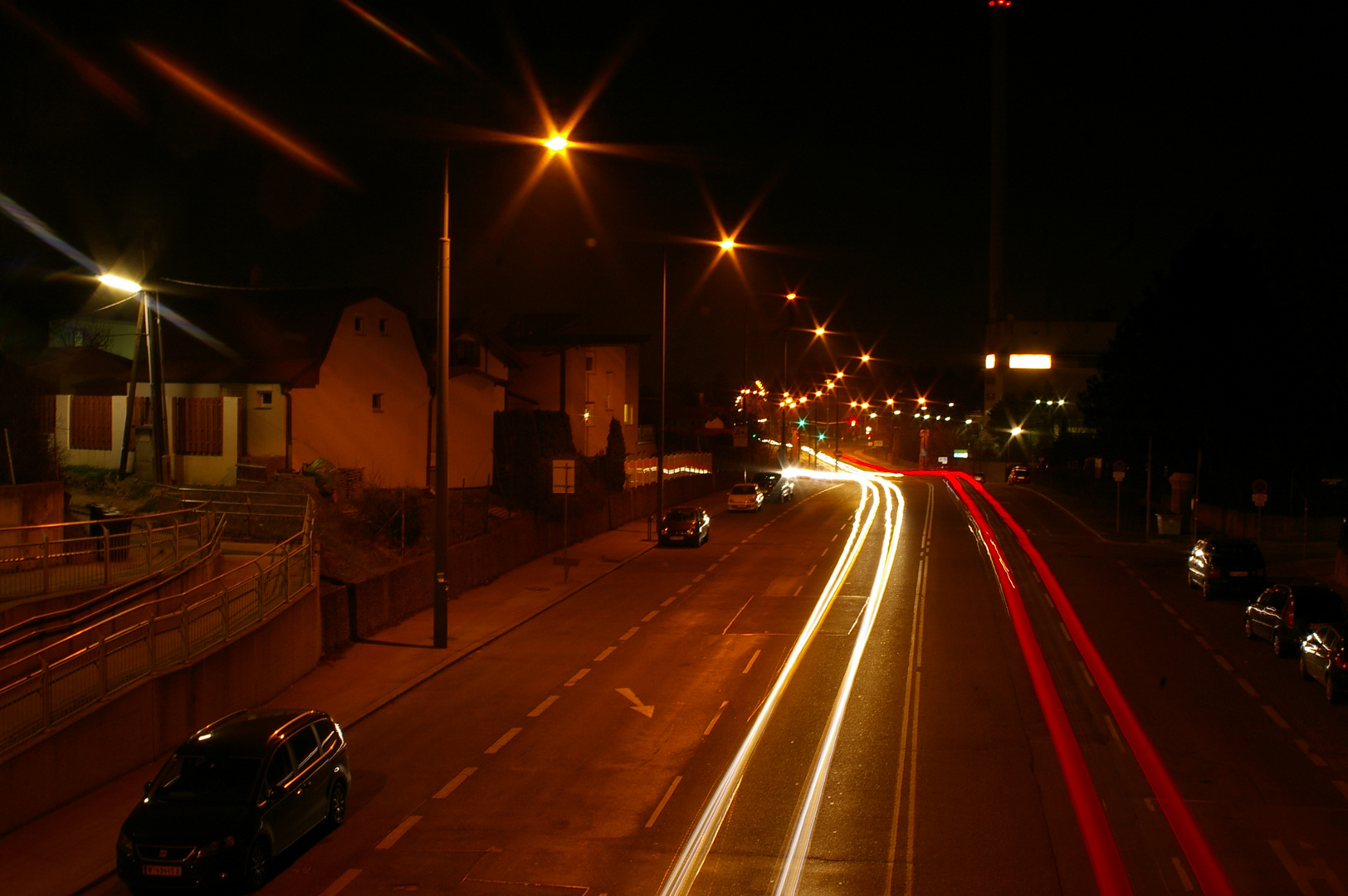 Straße bei nacht