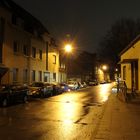 Straße bei Nacht