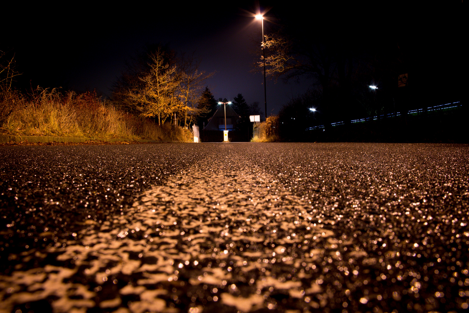 Strasse bei Nacht