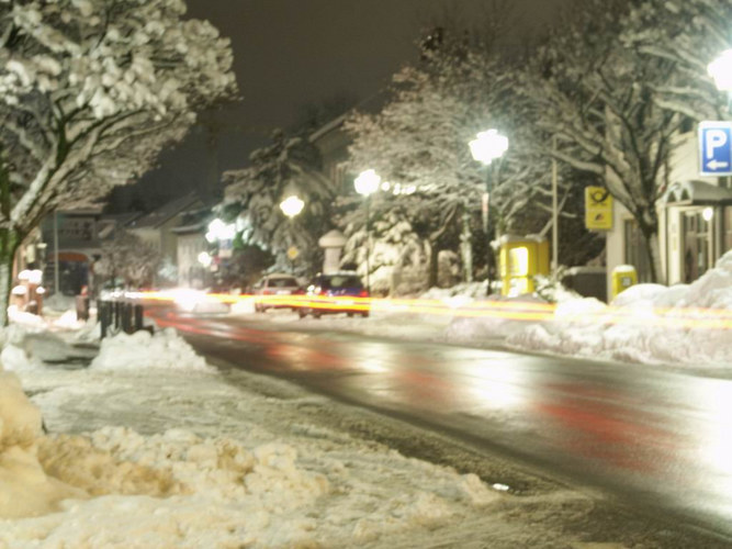 Strasse bei Nacht