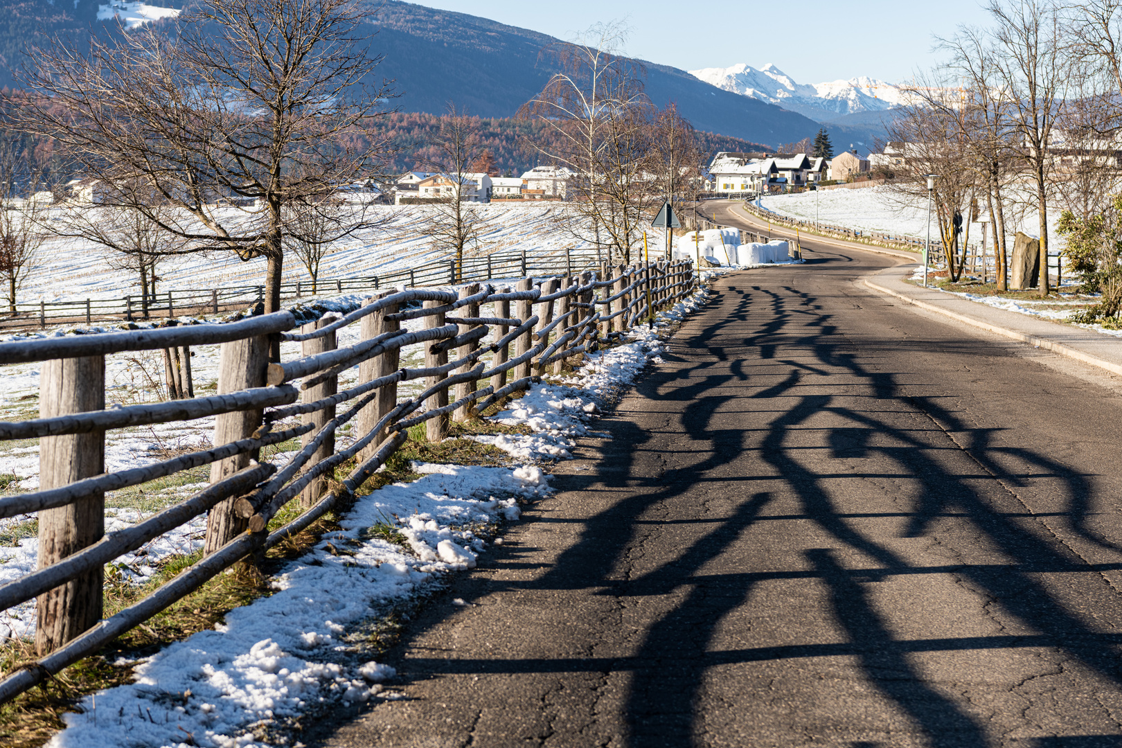 Straße bei Pfalzen - Südtirol-Italien 