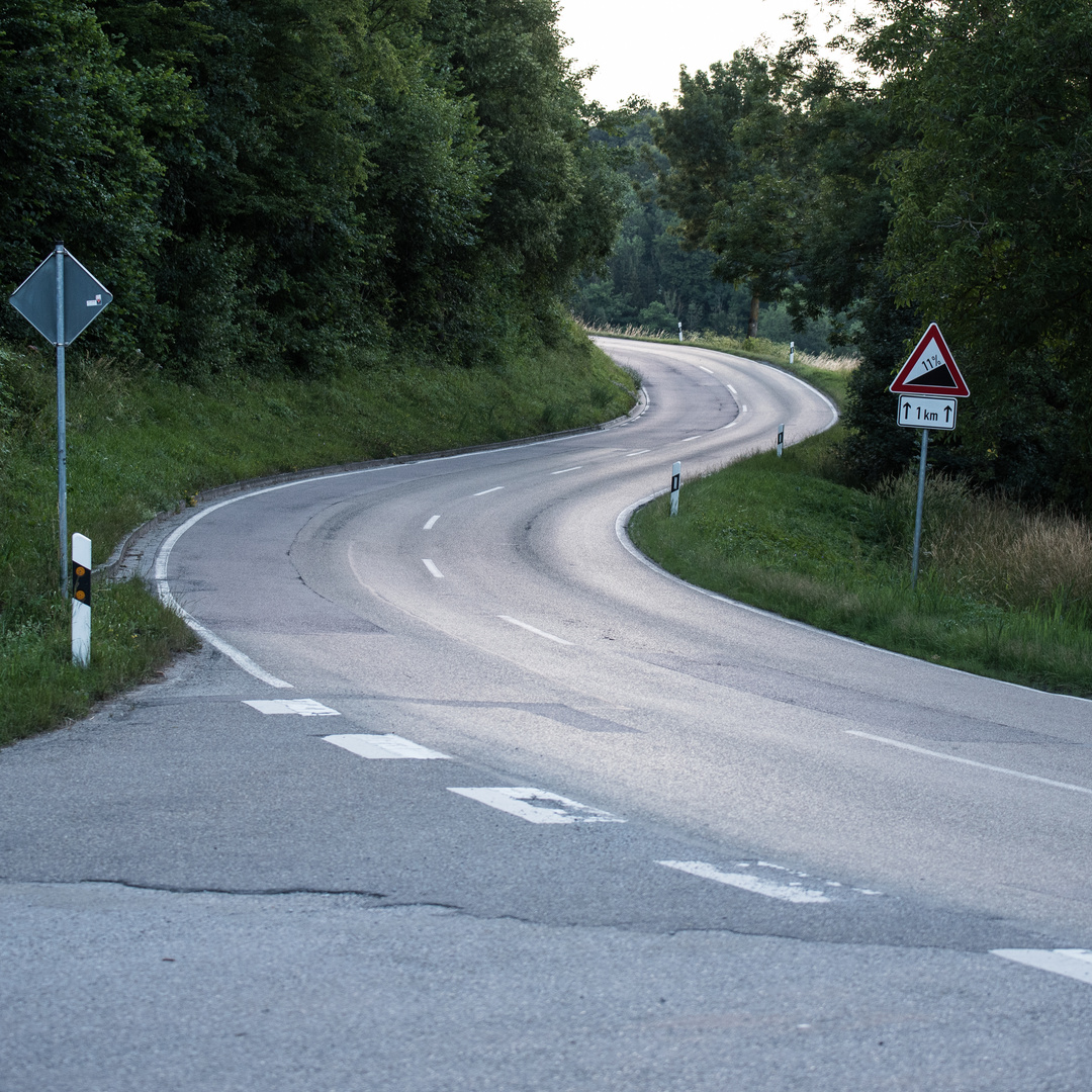 Straße bei Rothenburg