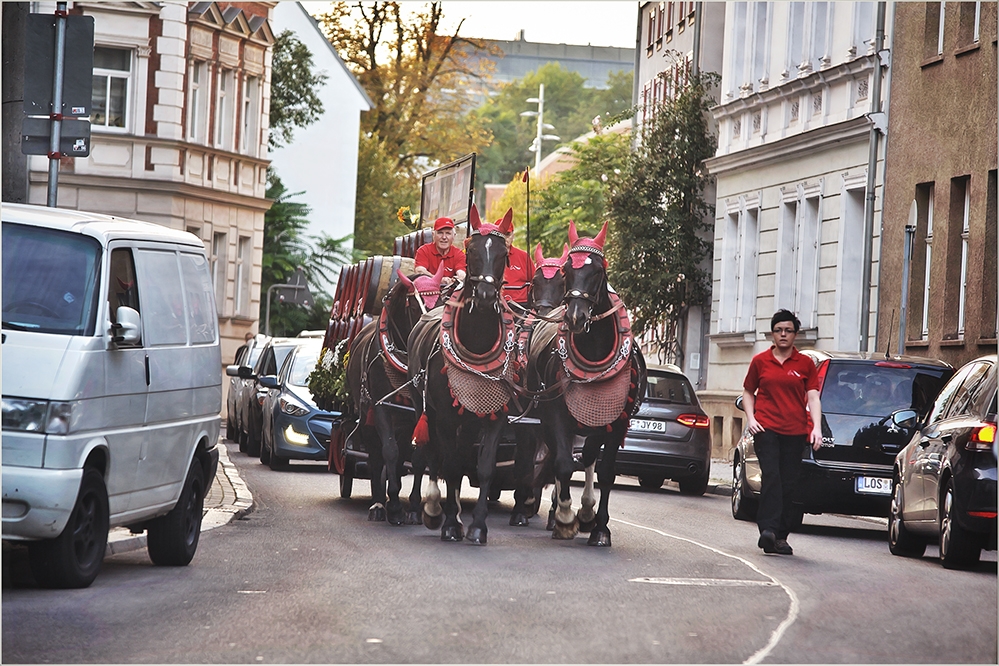 Strasse frei das Bier kömmt