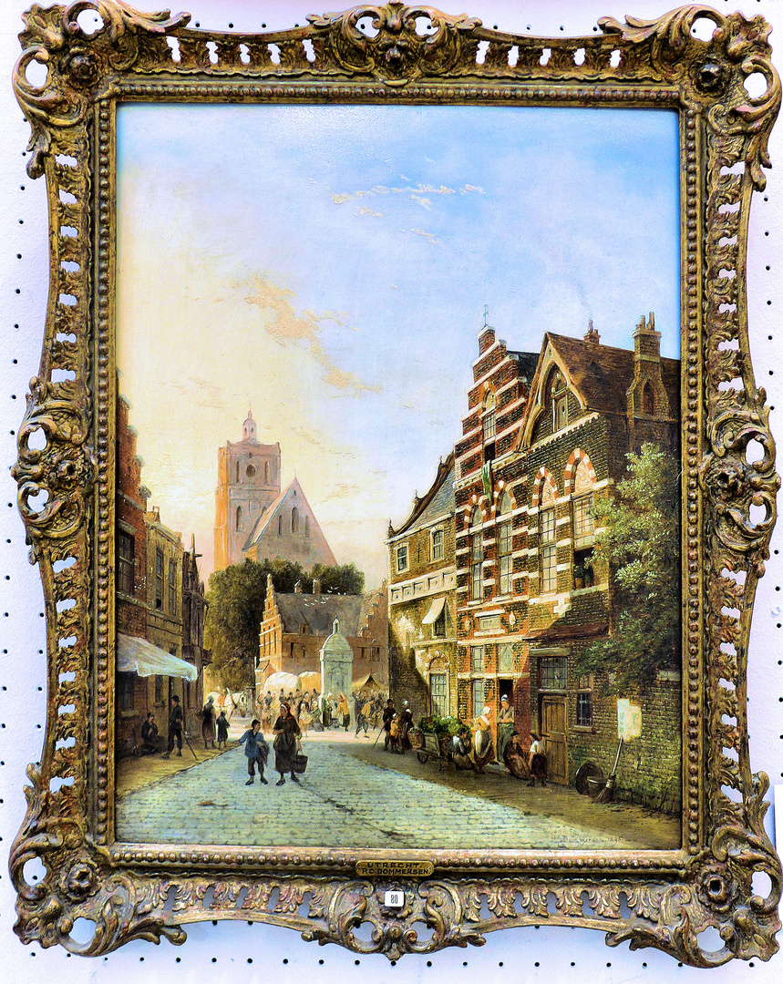 Straße im alten Utrecht