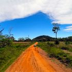 Straße im Chaco-Paraguay