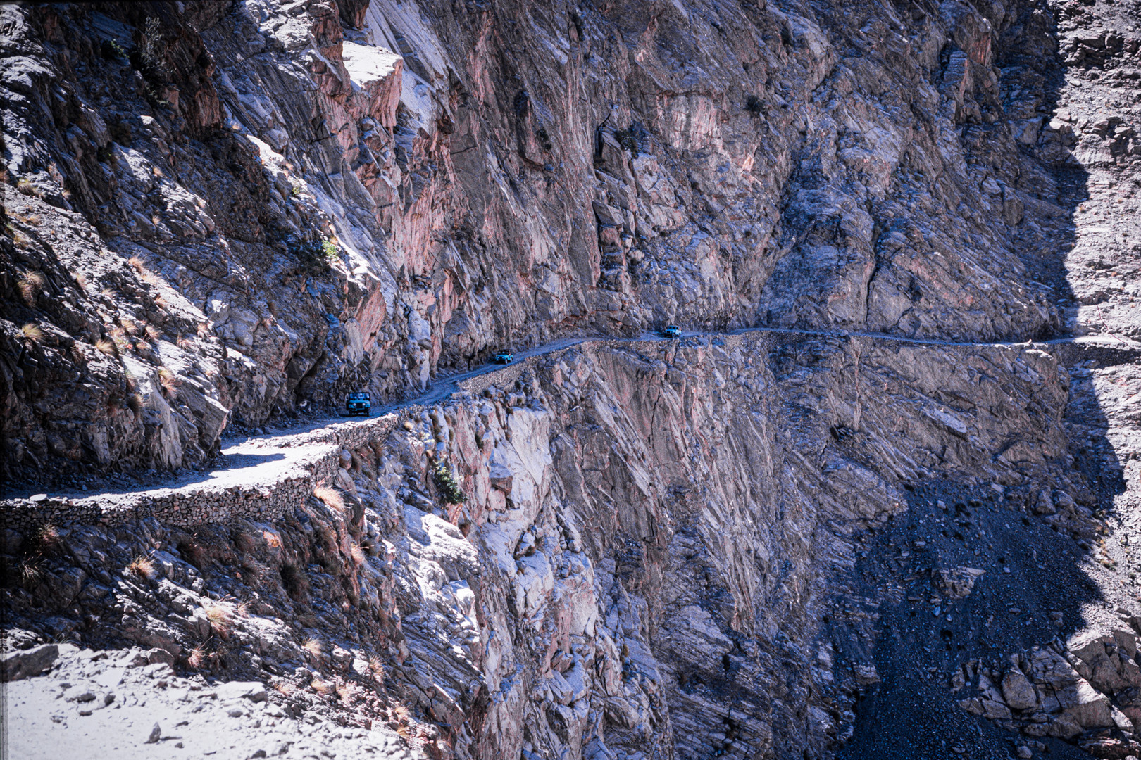 Strasse im Gebiet von Nanga Parbat, Nordpakistan