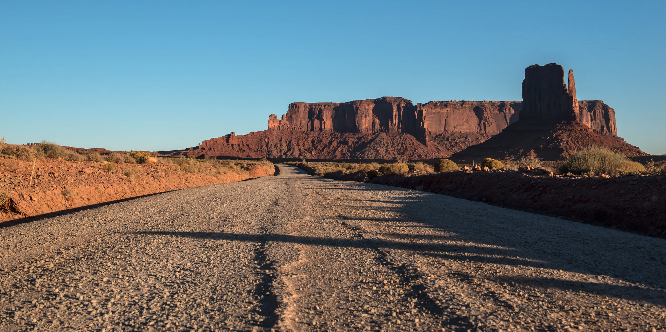 Straße im Monument Valley