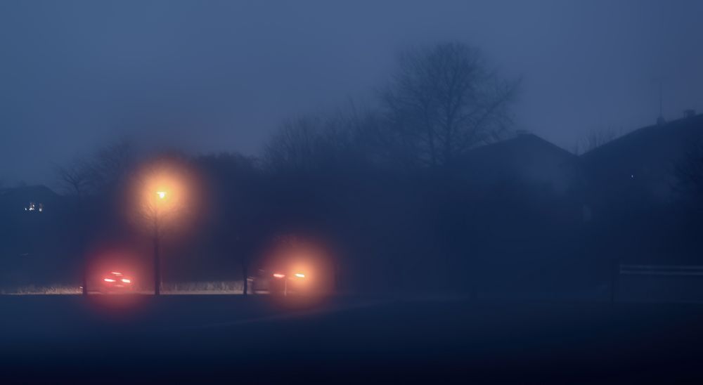 Strasse im Nebel