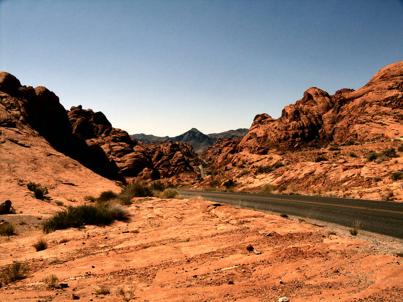 Straße im Valley of Fire