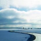 Straße im Winter