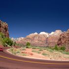 Straße im Zion Nationalpark