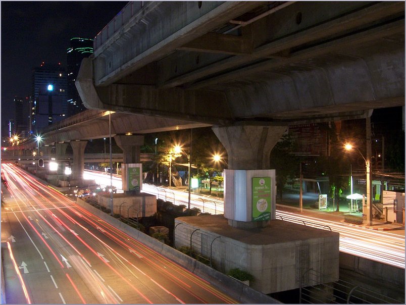 Straße in Bangkok