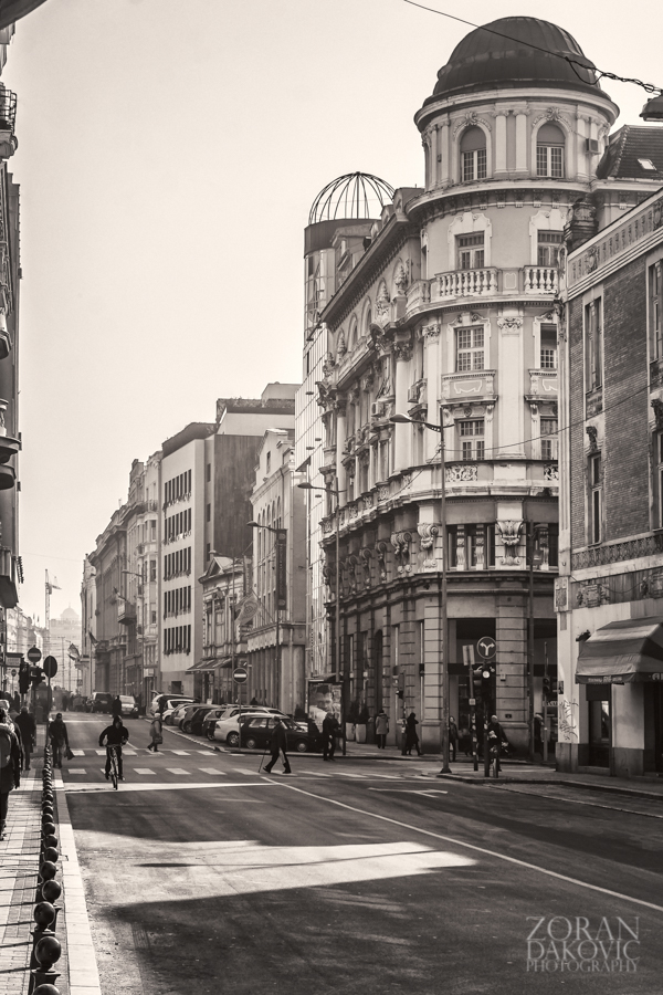 Straße in Belgrad