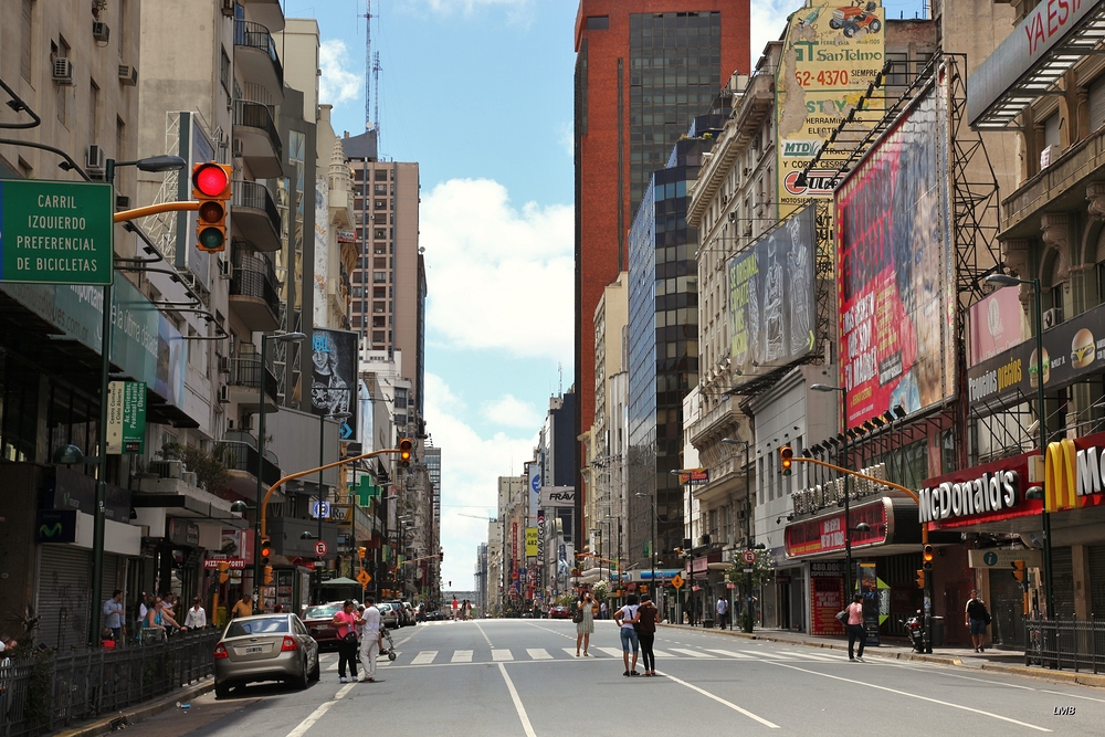 Straße in Buenos Aires