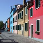 Straße in Burano