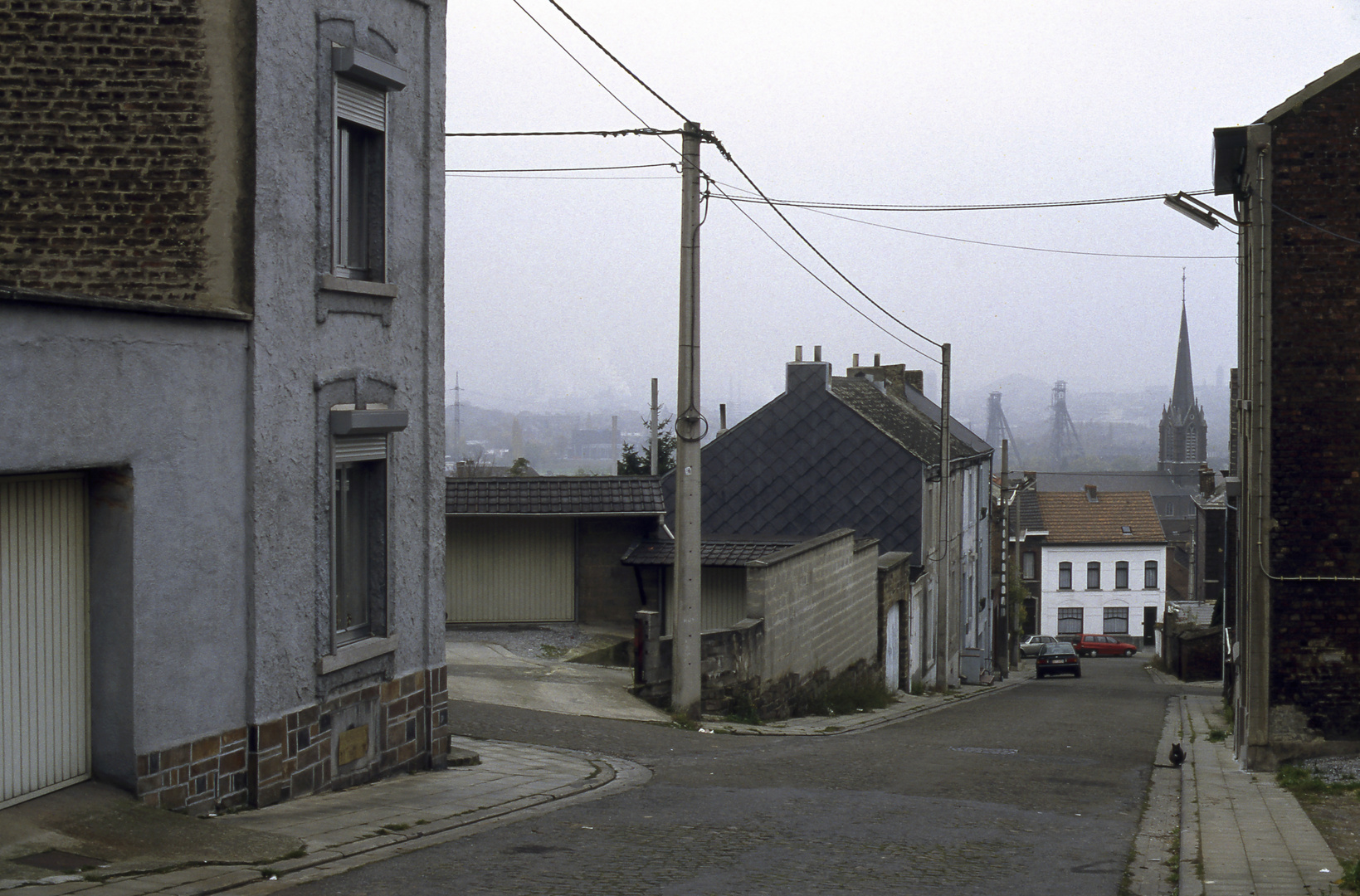 Straße in Charleroi,