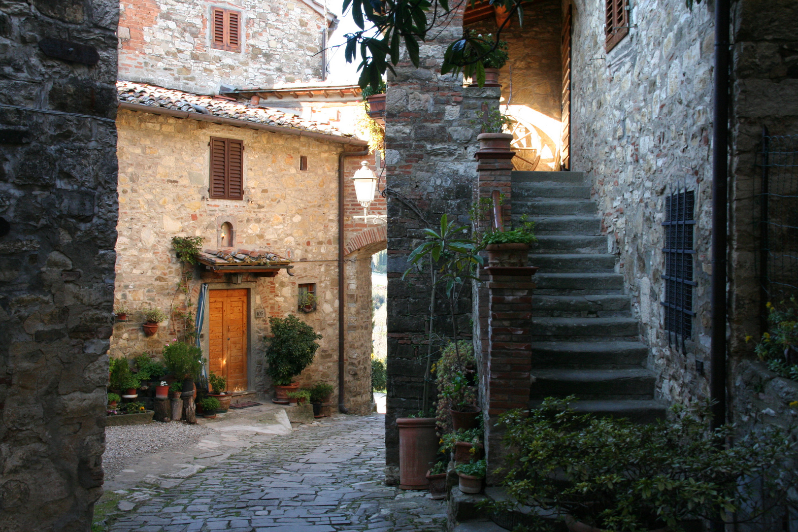 Straße in Chianti