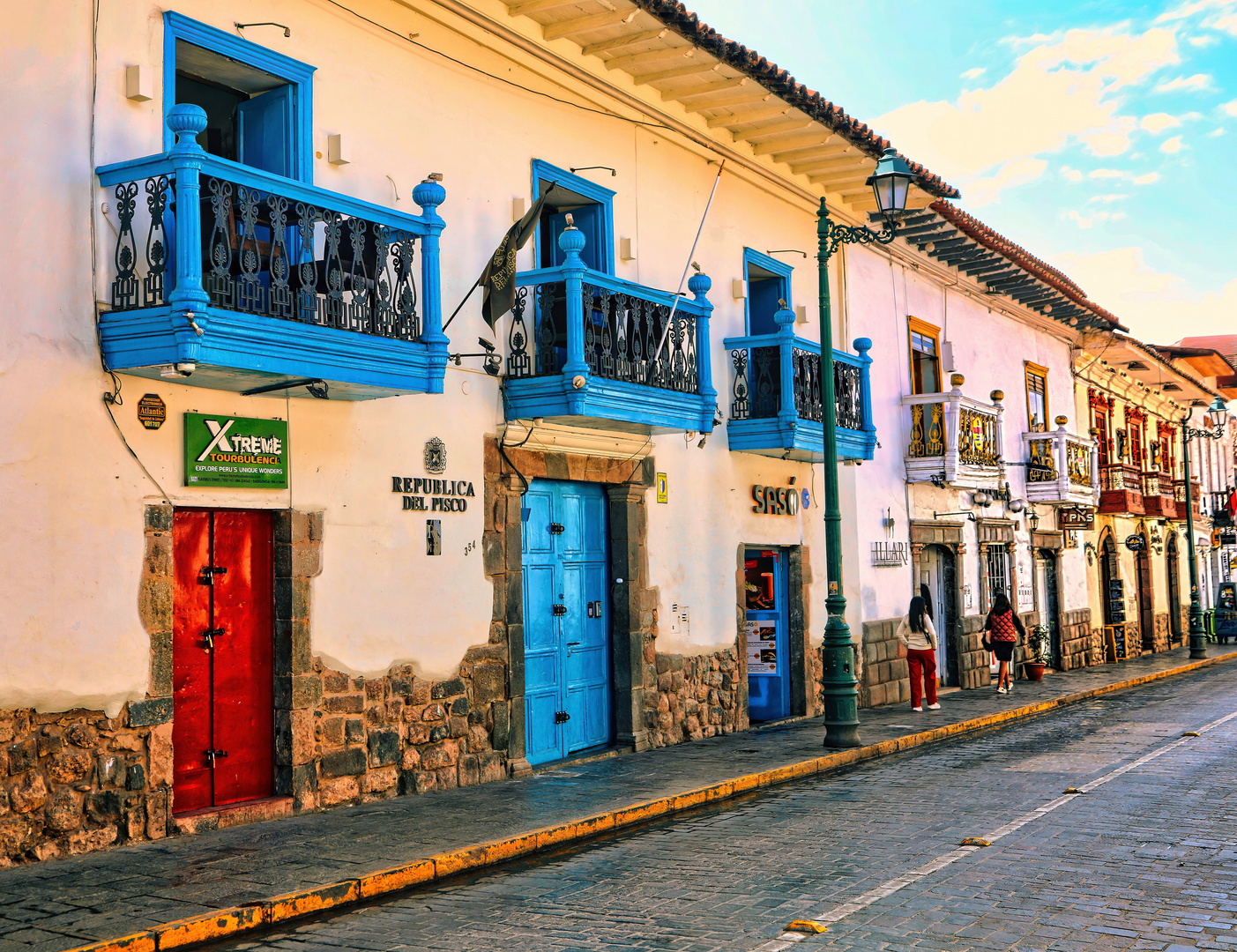 Straße in Cusco