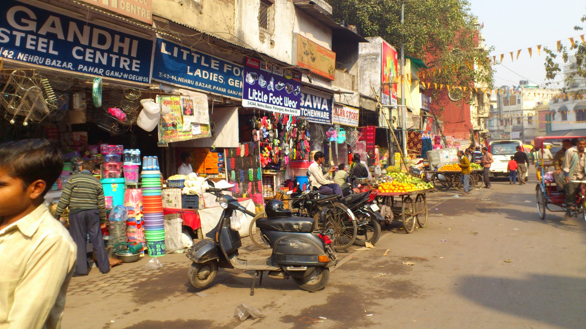 Straße in Delhi