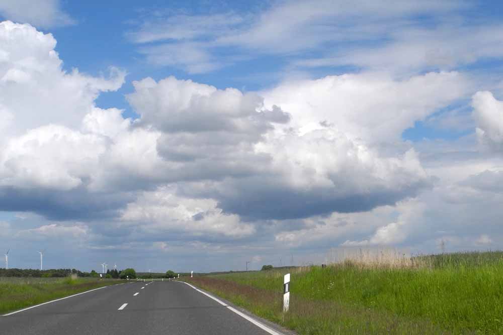 Strasse in den Himmel