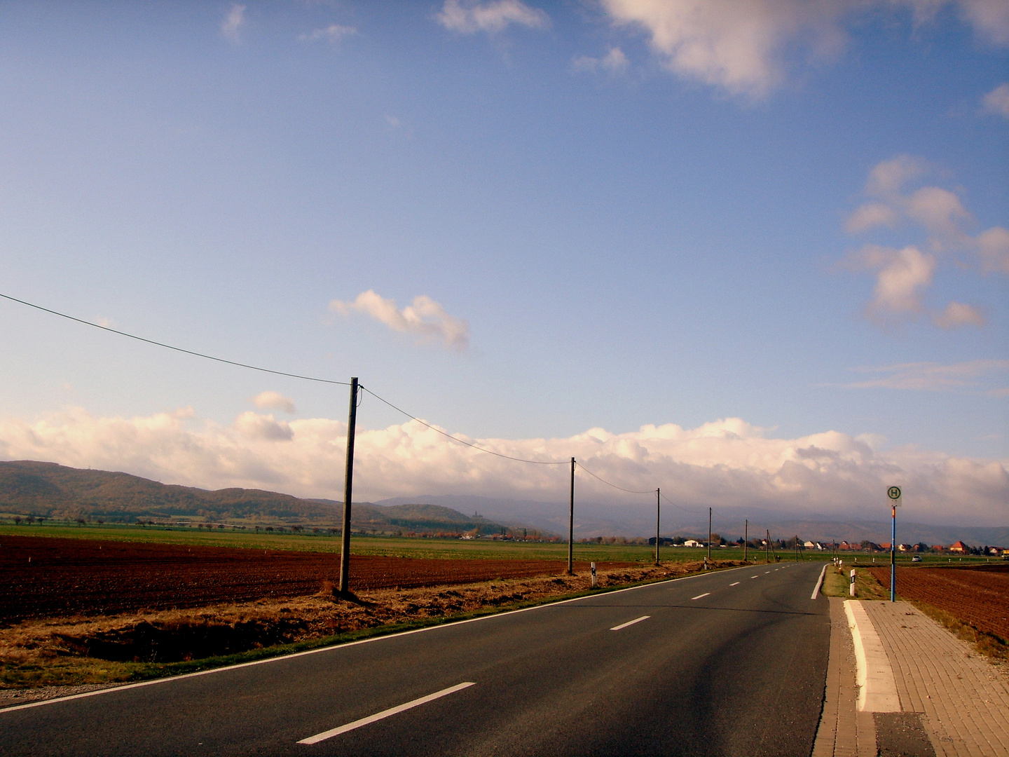 Straße in den Himmel