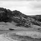 Strasse in den Rocky Mountains