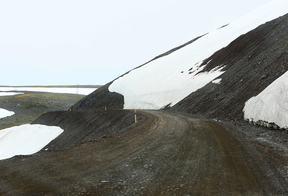 Straße in den Westfjorden