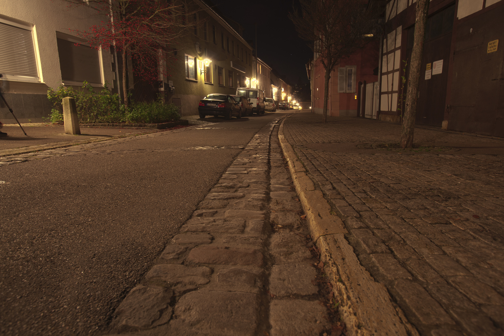 Straße in der Nacht