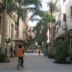 Straße in der Nähe vom Hotel "Cosmopolitan" in Cairo
