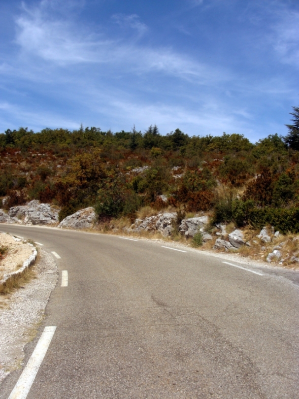 Straße in der Provence