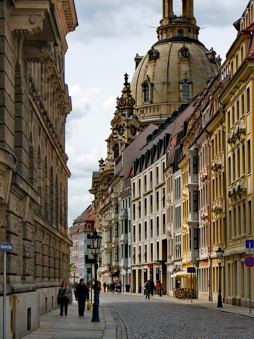 Straße in Dresden