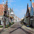 Straße in Edam Holland 2014