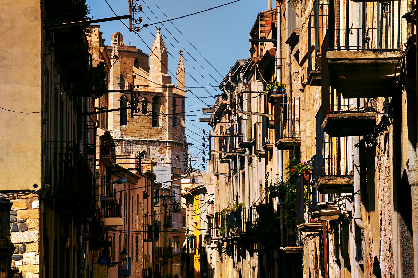 Straße in einer spanische Stadt