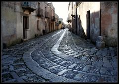 Strasse in Erice