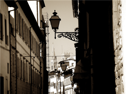 Straße in Florenz