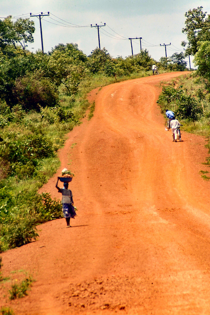 Straße in Ghana