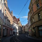 Straße in Halle 