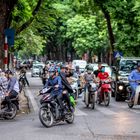 Straße in Hanoi