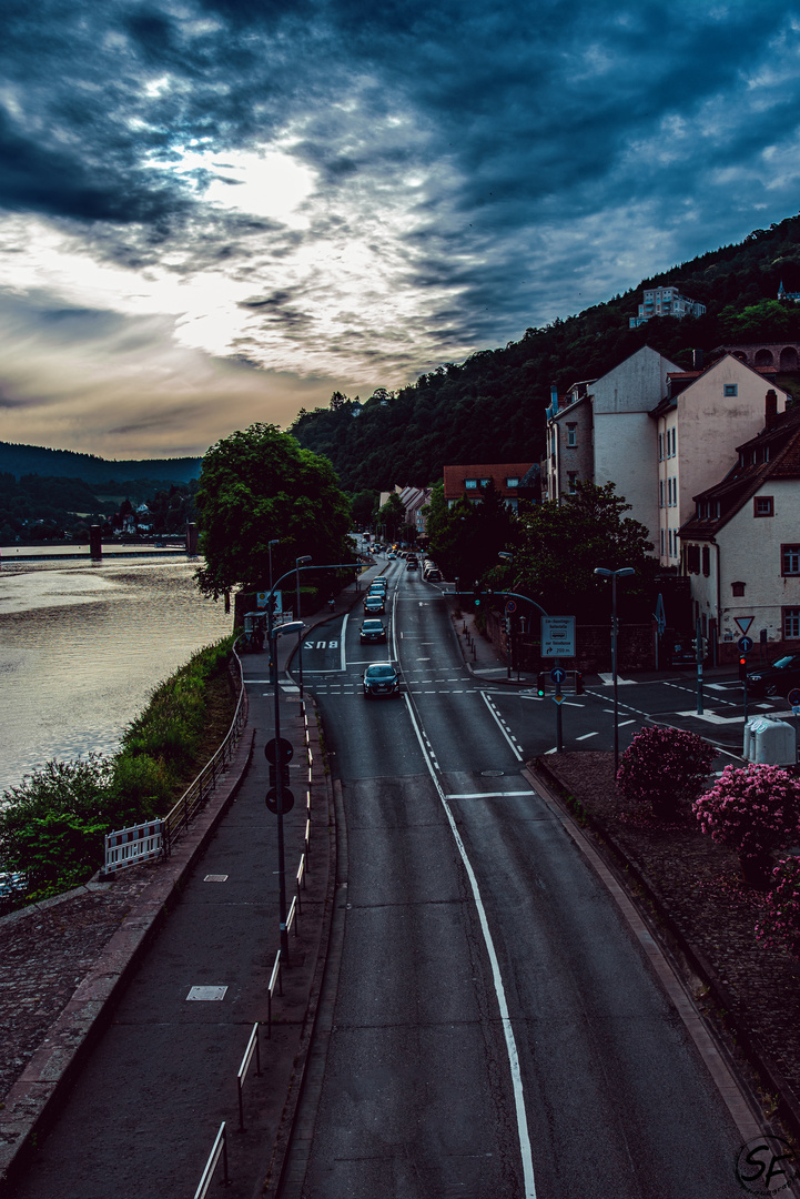 Straße in Heidelberg