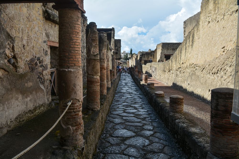 Straße in Herculaneum