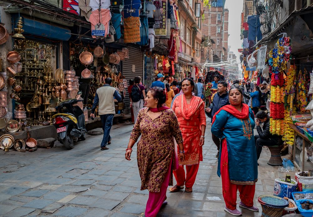 Strasse in Kathmandu