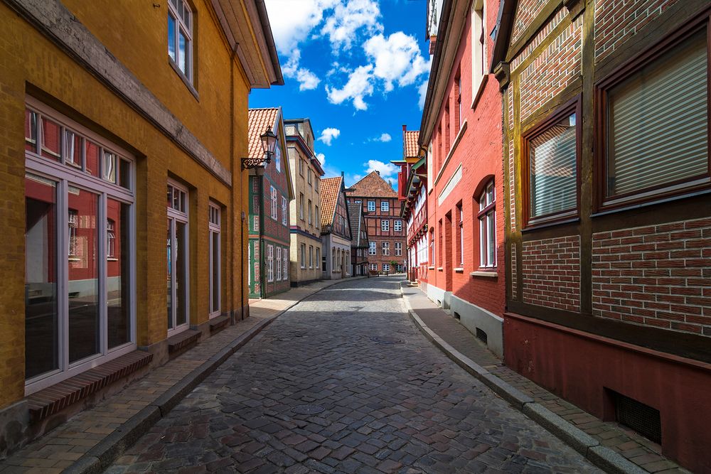 Straße in Lauenburg ...