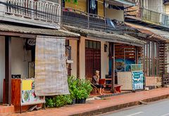 Straße in Luang Prabang